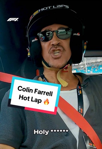 “i’m wearing me brown trousers” 😭 #f1 #miamigp #colinfarrell #motorsport @Pirelli