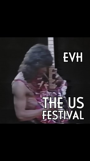 Van Halen / Edward Van Halen Experience / 1983 US Festival Live Concert Performance . . #vanhalen #eddievanhalen #guitarsolo | Me Wise Magic