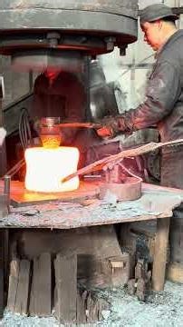 Inside the stress-relieving factory tour Pure Manual Power | Open Die Forging Without Mistakes