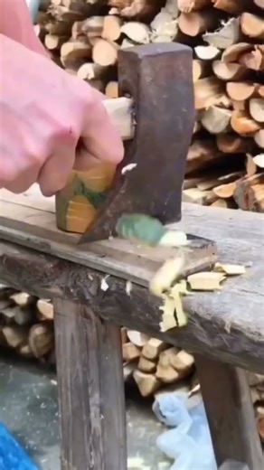 How to cut and scrape bamboo using special tools #shorts