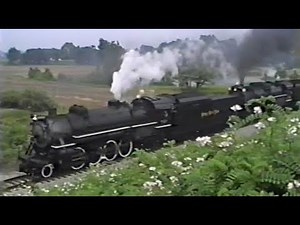 Trains of Indiana - July 24 1993 - NKP 587 & 765 doubleheader