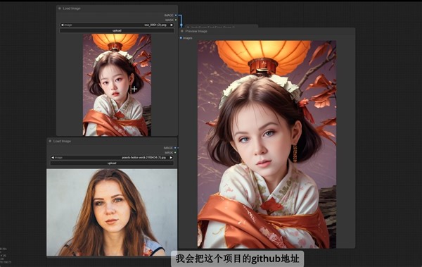[ComfyUI]10秒钟一键换脸光影完美融合-InstaSwap结点