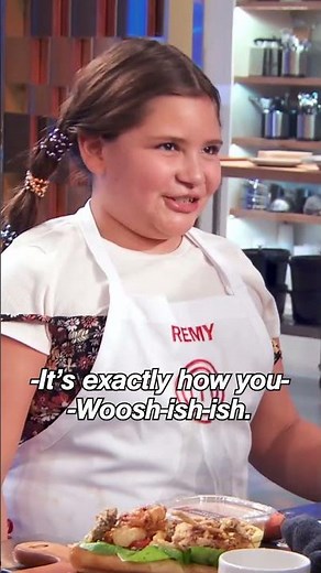 thats it, we’re calling it “roy-sister-shiree” sauce moving forward! #masterchefjunior