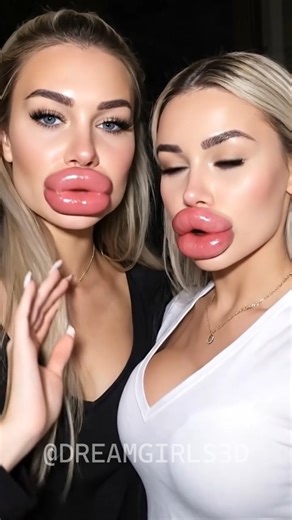 DreamGirls3D 💋 on Instagram: "🌸 Your Daily Plastic-Positive Inspiration. 🌸 #biglipsdontcare #hyperfeminine #lipgoals #perfectpout #enhancedlips #beautyenhancements #lipfiller"