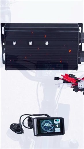 ebike installed with the UKC1 TFT display and controller