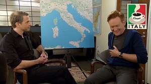 #Conan is convinced that Jordan Schlansky wants to shave and seduce him in these outtakes from their #ConanItaly planning meeting. | Team Coco
