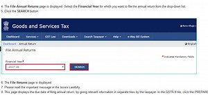 How to File GSTR 9 online on GST Portal : The Annual Return