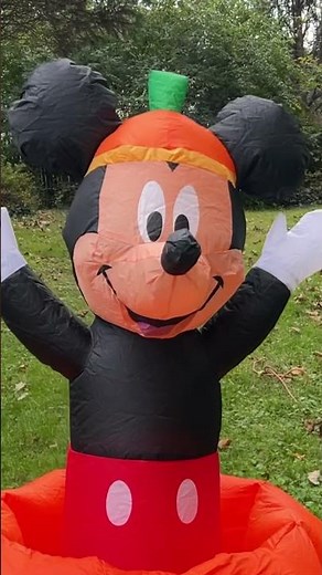 New! 5Ft! Animated Mickey Mouse Halloween Inflatable, Gemmy - Lowe’s Halloween - 2022!