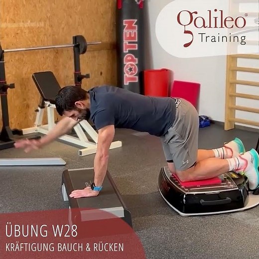 Galileo Training - Übung UW28: Kräftigung Bauch & Rücken