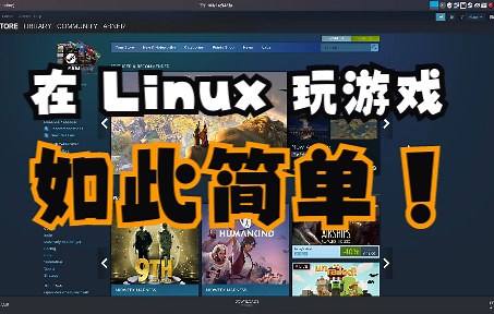[Linux] 我在 Linux 中玩游戏（Linux 版 Steam 体验）