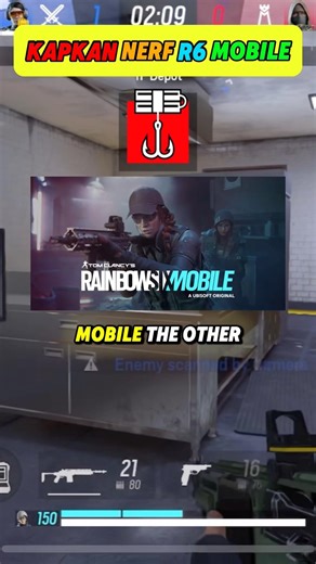 Kapkan Nerf and Changes in R6 Mobile! #rainbowsix #siege #r6 #clips #shorts #gaming #r6siege