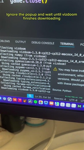 You can actually run DOOM in Python #coding #tutorial #doom