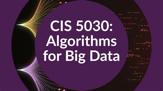 CIS 5030: Algorithms for Big Data (Course Preview)