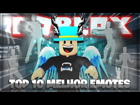 TOP 10 MELHORES EMOTES DO ROBLOX