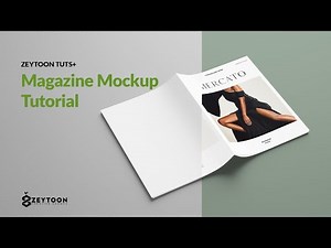 How to Design Magazine Mockup in Photoshop | Adobe Photoshop Tutorial #04