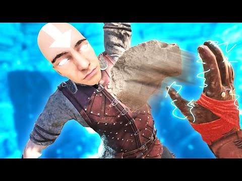 DEADLY EARTH BENDING SPELL that CRUSHES THESE GUYS in Blades and Sorcery VR Mods