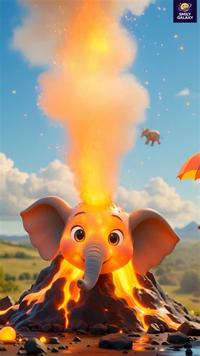 Smiley Galaxy | How a Volcano Erupts Have you ever wondered how a volcano erupts? 🌋 In this colorful 3D animated video, kids will explore the amazing... | Instagram
