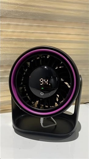 Best selling rechargeable fan review 🔥 | Touch control fan with LED display 😍