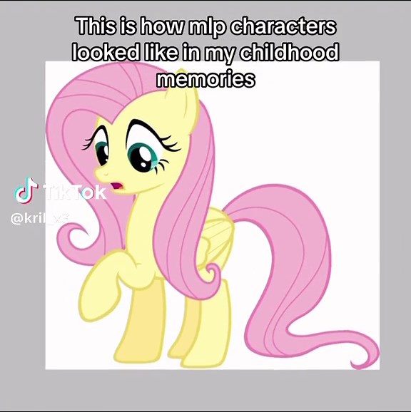 How MLP Characters Looked in Childhood Memories