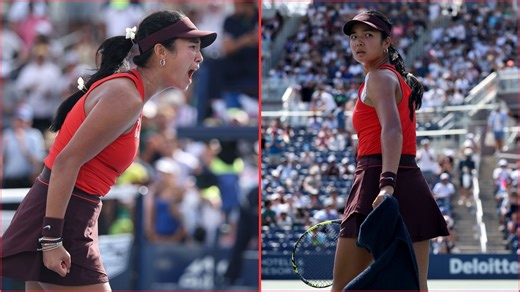 WATCH: Alexandra Eala caught screaming profanity in native Filipino language after controversial point in upset US Open win