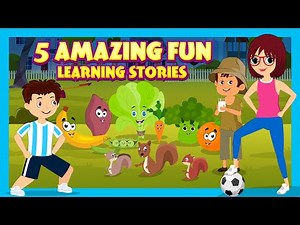 5 Amazing Fun Learning Stories| #funlearning #moralstories for Kids |Short Story | #tserieskidshut