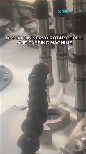 10 Station Servo Rotary Drill & Tapping Machine | Ktex Automations | India