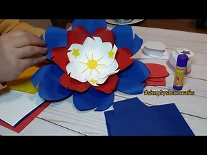 PHILIPPINES FLAG STYLE-PAPER FLOWERS |