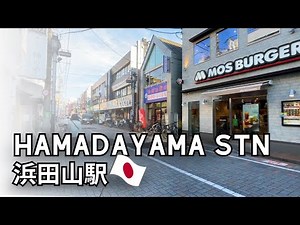 Japan Residential Area | Hamadayama Station | 浜田山駅 |4K| Virtual Walking Tour| Ambiance