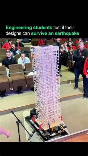 @ignit.ai on Instagram: "Participants design earthquake-resistant buildings and test them against simulated seismic forces to determine which structures can truly endure. The goal is to drive innovation in earthquake-proof design, where every tremor becomes a lesson in resilience and precision. The model shown here is tested on an RTDG shake table, a device that replicates real earthquake movements. Widely used in civil engineering labs, these tables help students and professionals evaluate how 