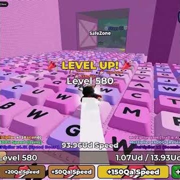 0 To Max Out Level & Rebirth In World 1 😱 +1 Speed Keyboard Escape #roblox #robloxshorts