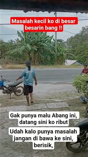 masalah kecil ko di b3sar b3sarin bang.