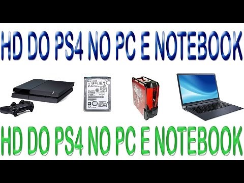 COMO FORMATA O HD DO PS4 PARA FUNCIONAR NO PC E NOTEBOOK