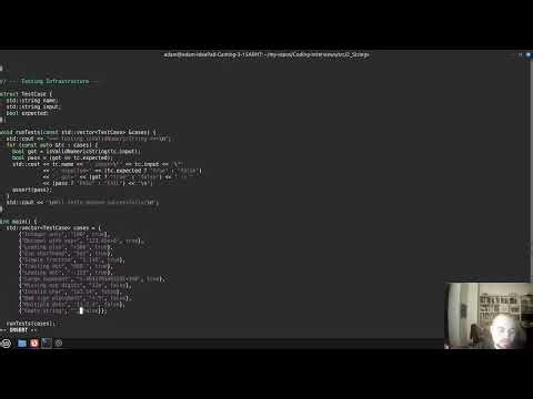C++ Coding Interviews (Strings #7 ): Validate Numeric String