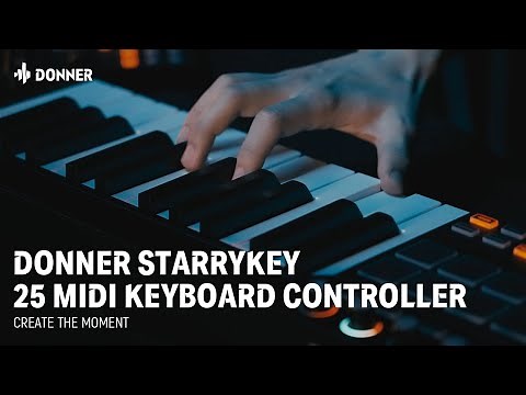 Inspiration for production, Donner Starrykey 25 Midi Keyboard Controller丨Donner Spotlight