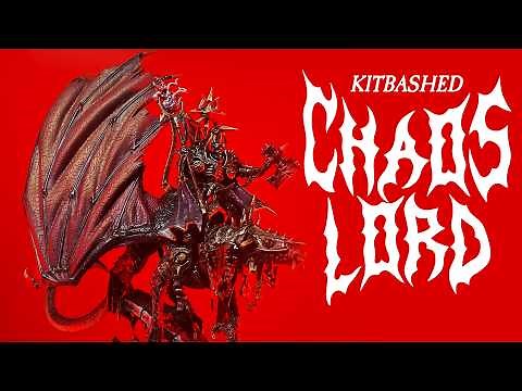 Speed Kitbashing a Chaos Lord on Dragon for Warhammer The Old World Using Ionus Cryptborn!