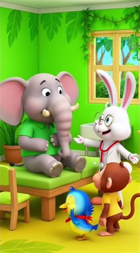 Doctor Rabbit Helps Sick Animals 🐰🩺 | Kids Learning Story | Healthy Habits for Kids