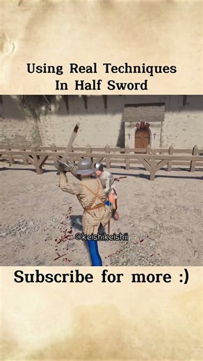 Using Real Techniques In Half Sword: Medieval Longsword Duel | Half Sword Demo