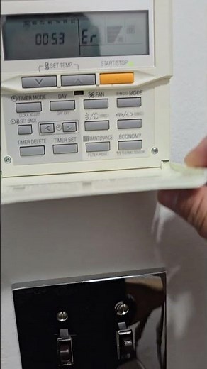 Fujitsu controller Código de error número 53