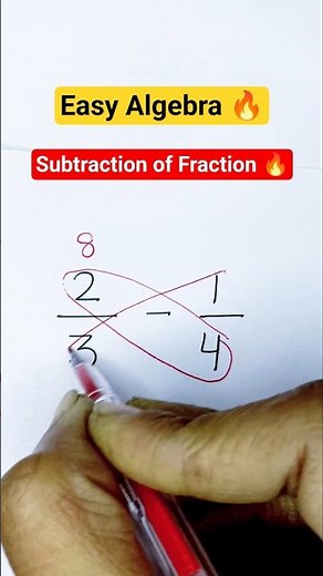 Fraction of Subtraction 🔥