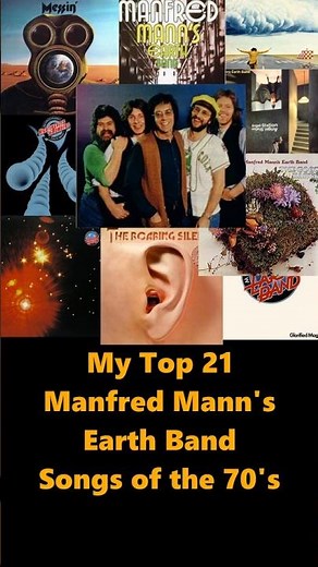 My Top 21 Manfred Mann's Earth Band songs of the 70's#shorts #progressiverock#hardrock#jazzrock