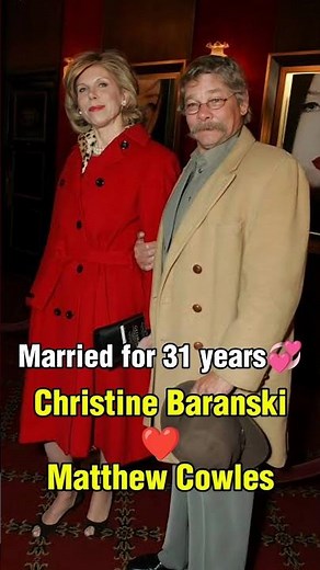 Christine Baranski love story, Matthew Cowles and children 💓 #hollywood #love #christinebaranski