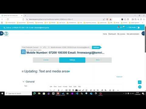 Lesson 1 Moodle Course Structure