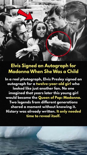 Elvis Signed an Autograph for Madonna When She Was a Child #elvispresley #madonna #hollywood