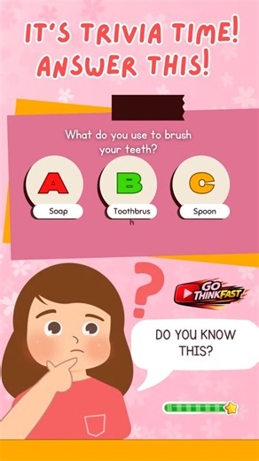 Quick Quiz Challenge! | Go Think Fast #Shorts #video #quiz