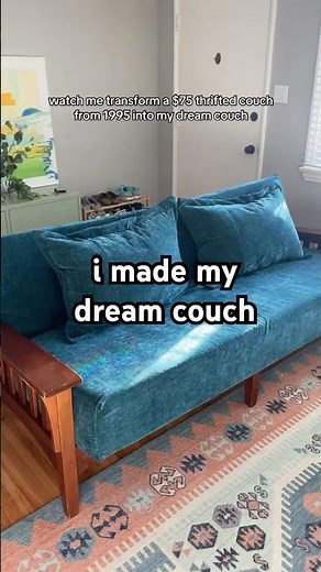 Make my dream couch with me #sewingtutorial #diy #flippingthriftfinds #sewing #upcycledfurniture