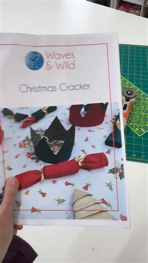 Make your own Christmas Crackers with our FREE sewing pattern, available to download directly from our website. A fun and reusable way to add a handmade touch to your festive table! 🎁✨ #christmascrackers #festivesewing #handmadecrackers #sewingtutorial #sewing #wavesandwild #sewingcrackers | Waves & Wild