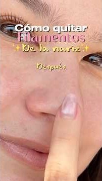 How to remove sebaceous filaments and blackheads from your nose! 👃✨