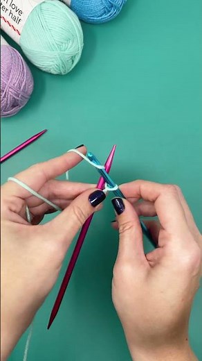 Cast On with Crochet Hook