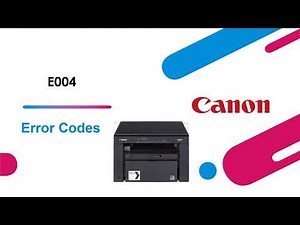 Canon MF 3010 Error code E004