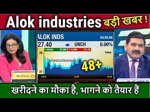 Alok Industries Share Price Target, alok industries share latest news, alok industry share analysis